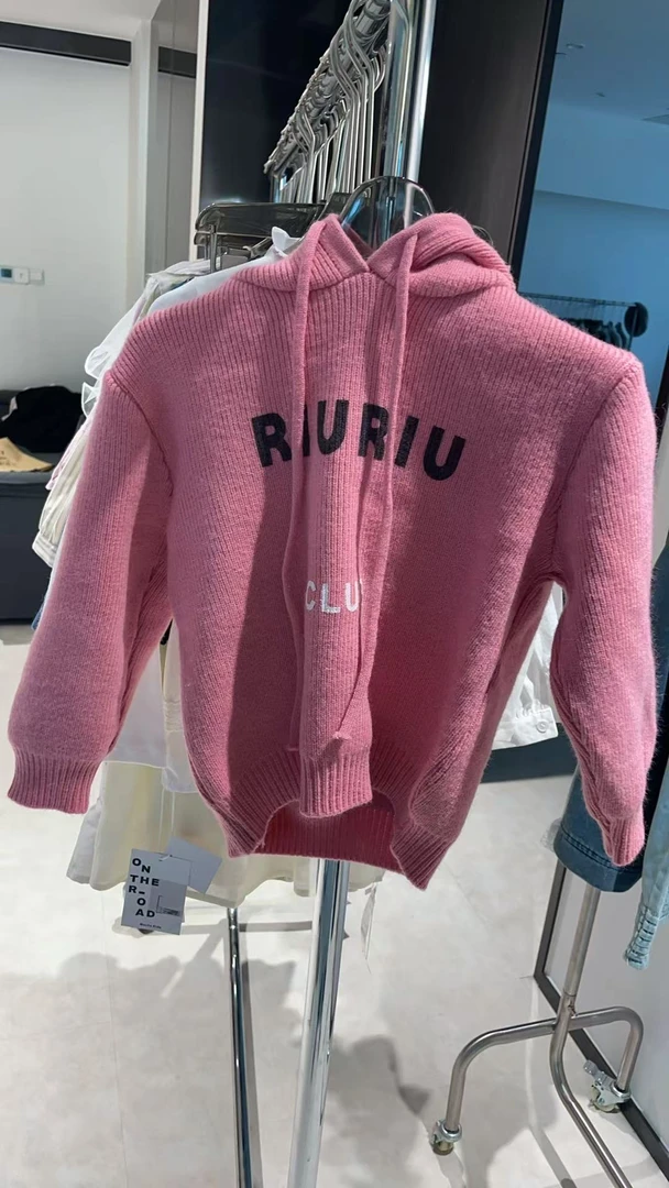 【恩姐定制】春季童装女童百搭气质儿童毛衫连帽毛衣ENMY88063