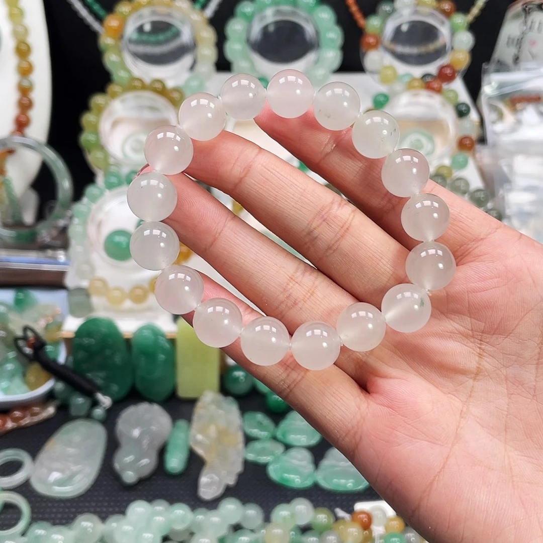 石英质玉未镶嵌手链