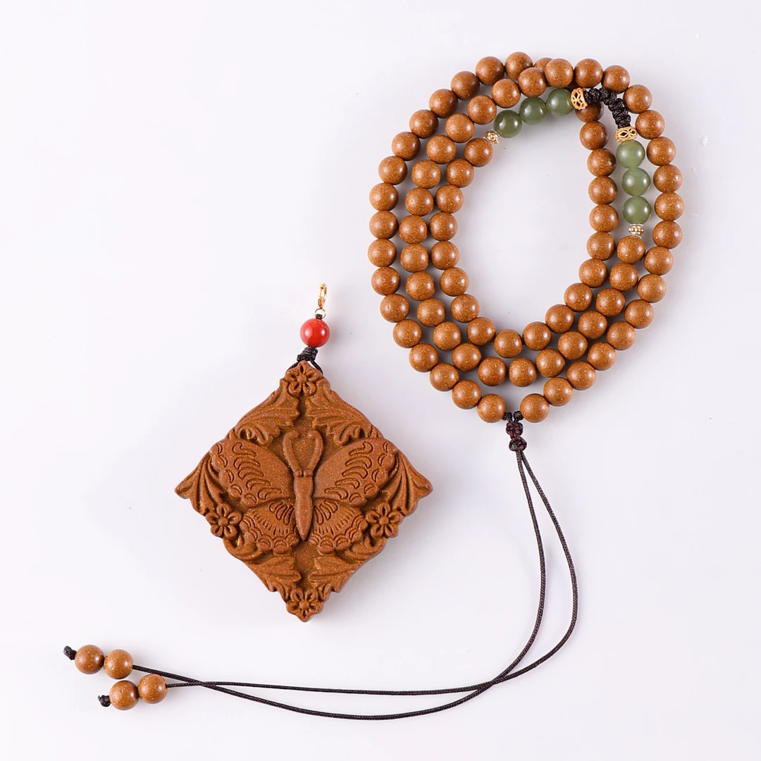 【非遗药香】窖藏百花青目香【蝶】原创设计款6mm ZJ0332