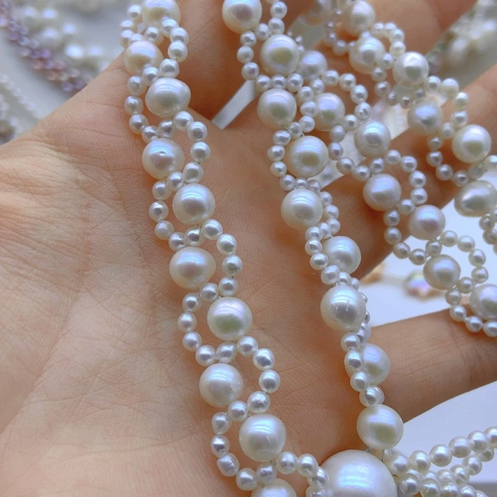 淡水珍珠颈饰未镶嵌幸****饼