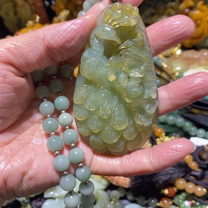 岫玉岫玉吊坠未镶嵌