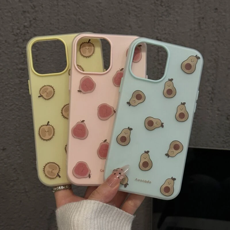 榴莲适用苹果16pro创意iPhone15果冻手机壳可爱防摔华为p小众小米