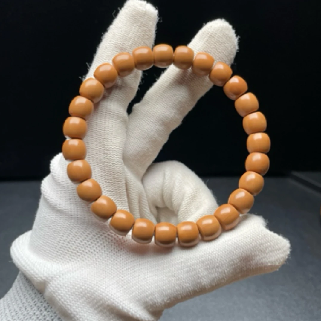 浩轩-8+直切猴头手串全品无暇原色无泡药原生态文玩毕业高端款