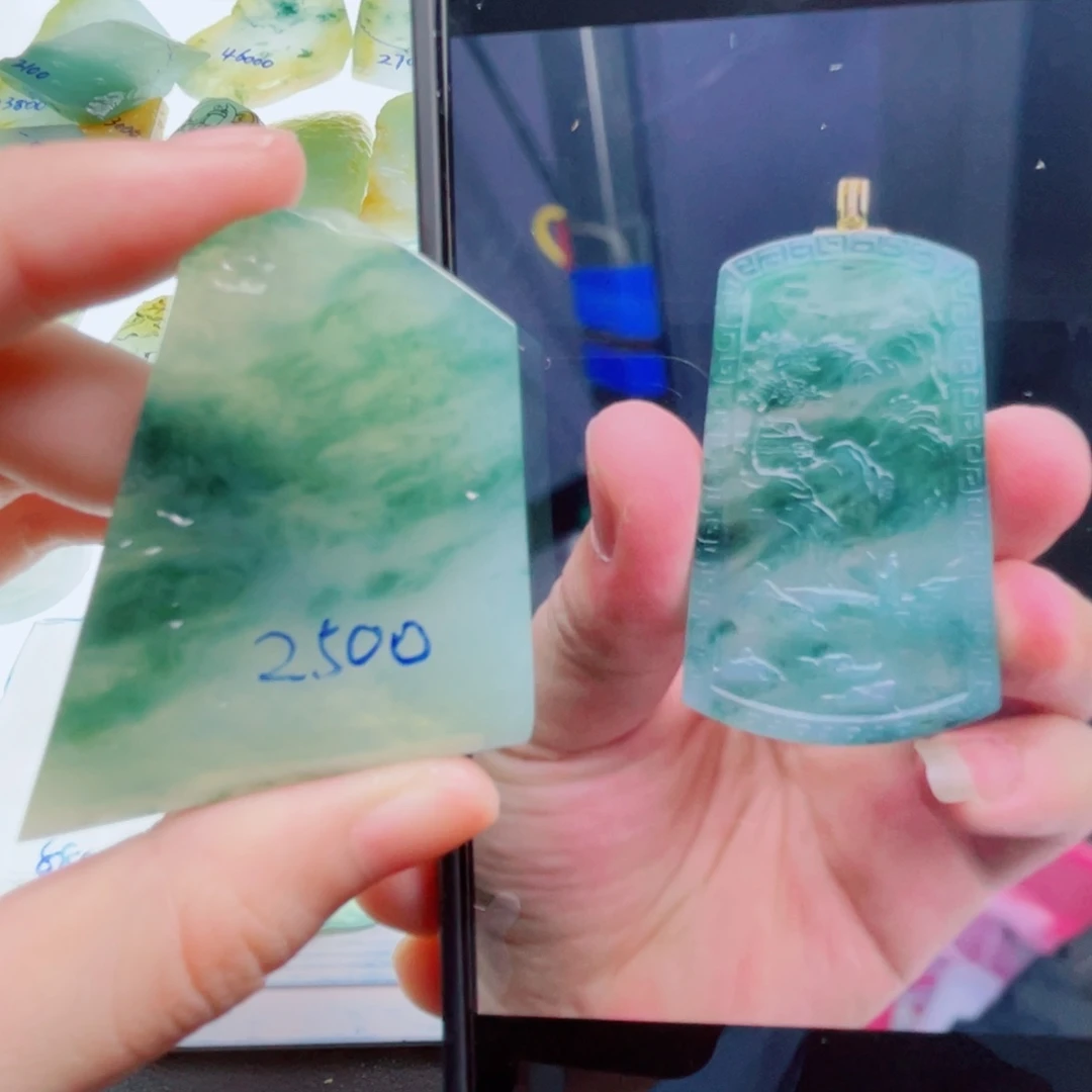 定制翡翠未镶嵌包工