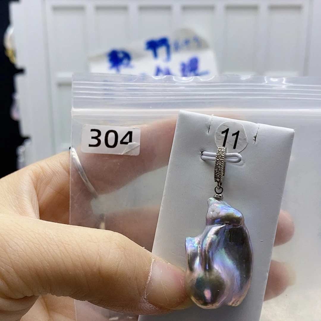 颈饰合金淡水珍珠