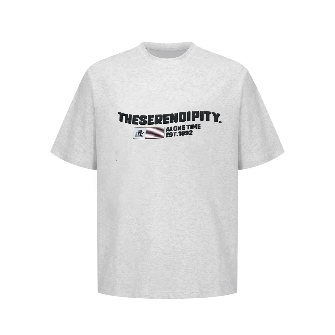 日系简约短袖t恤男女同款夏季国潮街头上衣极简风半袖潮牌嘻哈tee