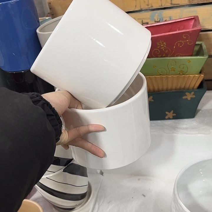 有孔！福利价陶瓷花盆性价比王炸！