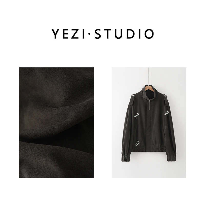 叶子三亚精品场【复古浪潮】土耳其高山混种羊正绒皮夹克25191103