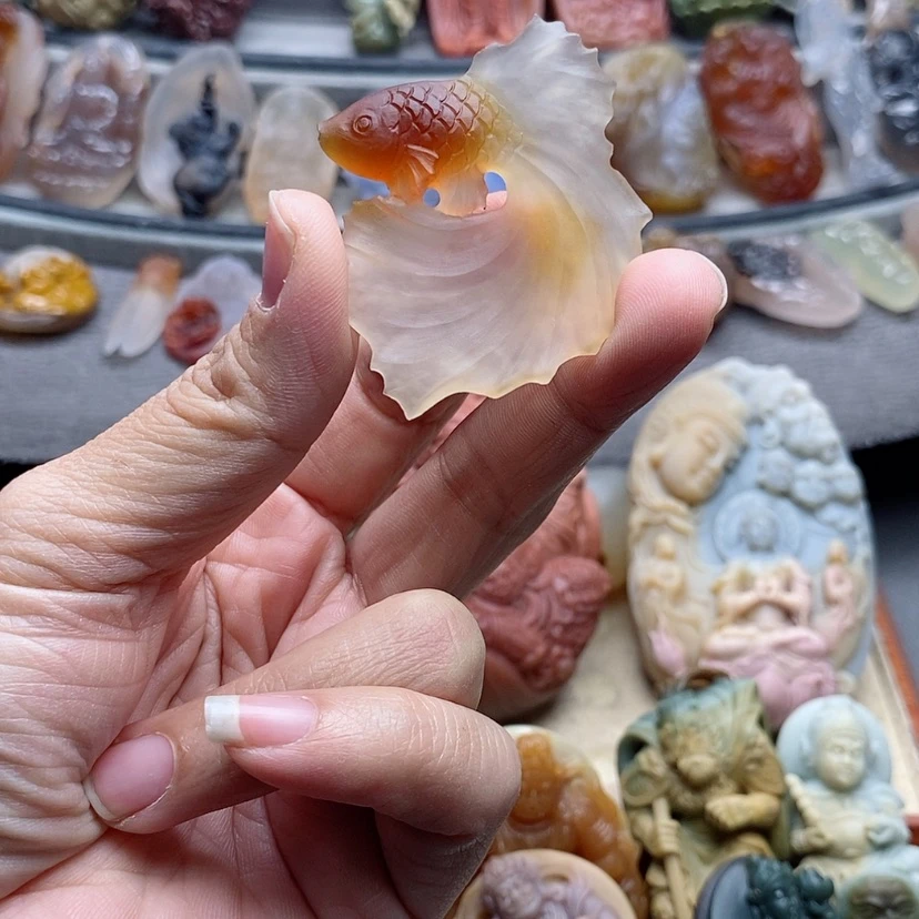 【闪购商品】未镶嵌吊坠定制玛瑙