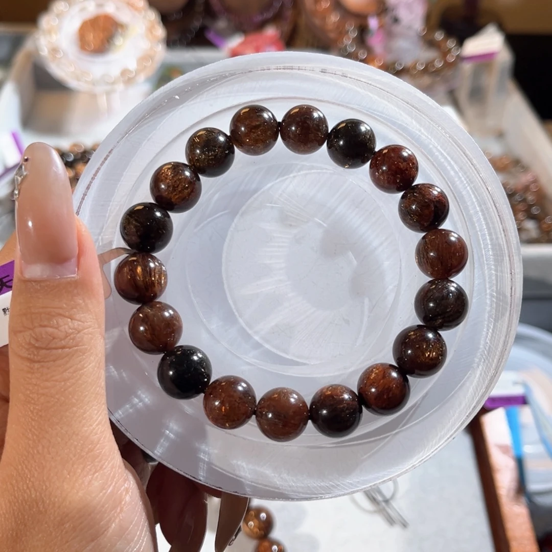 派***哥手链水晶未镶嵌黑金超11m