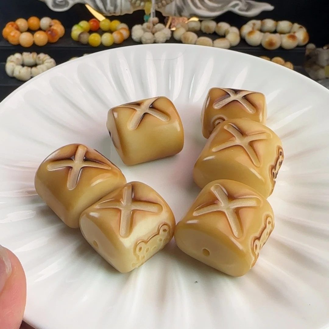 菩提根/象牙果手串全品牙果炭烤小熊面包3颗