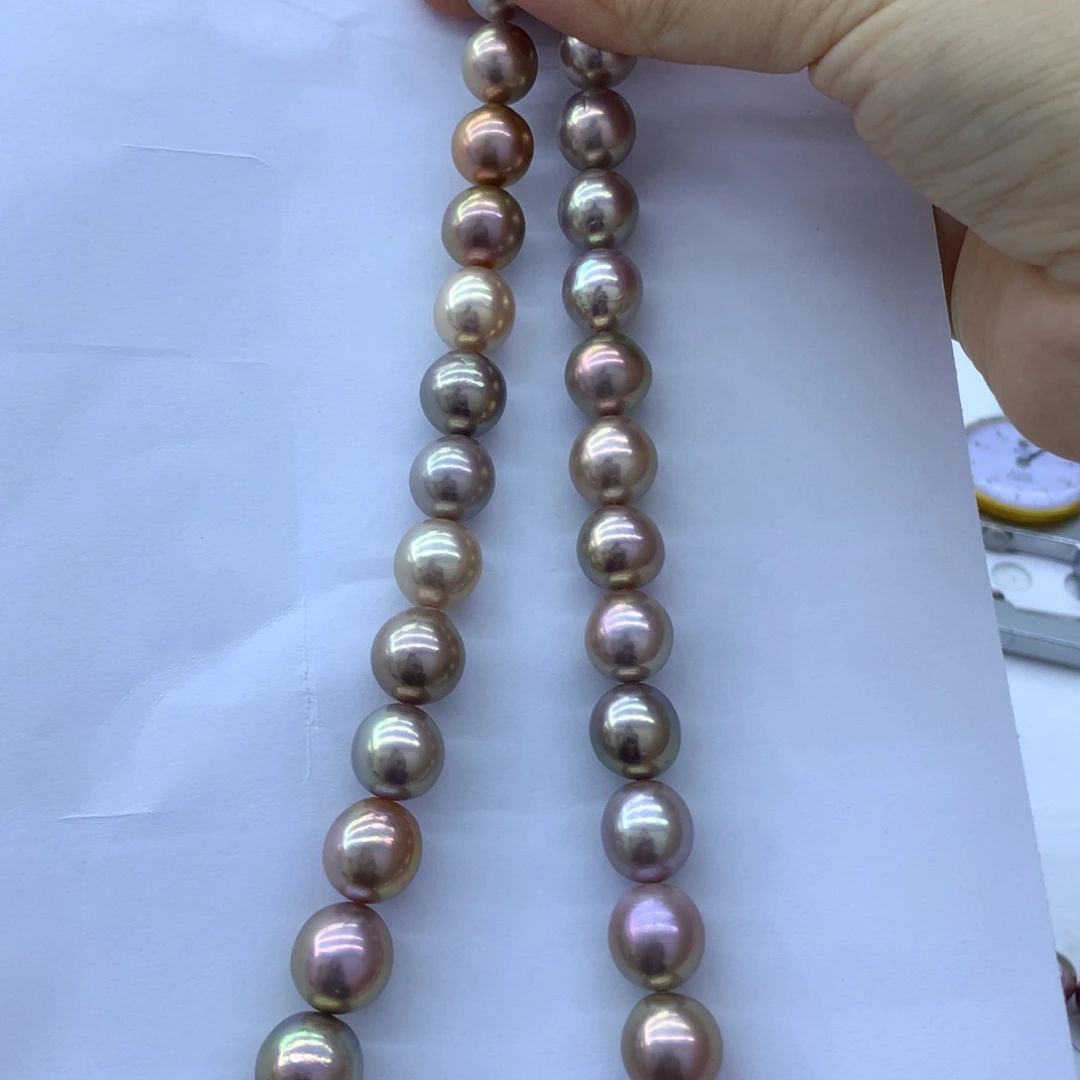 淡水珍珠银S925镶嵌颈饰