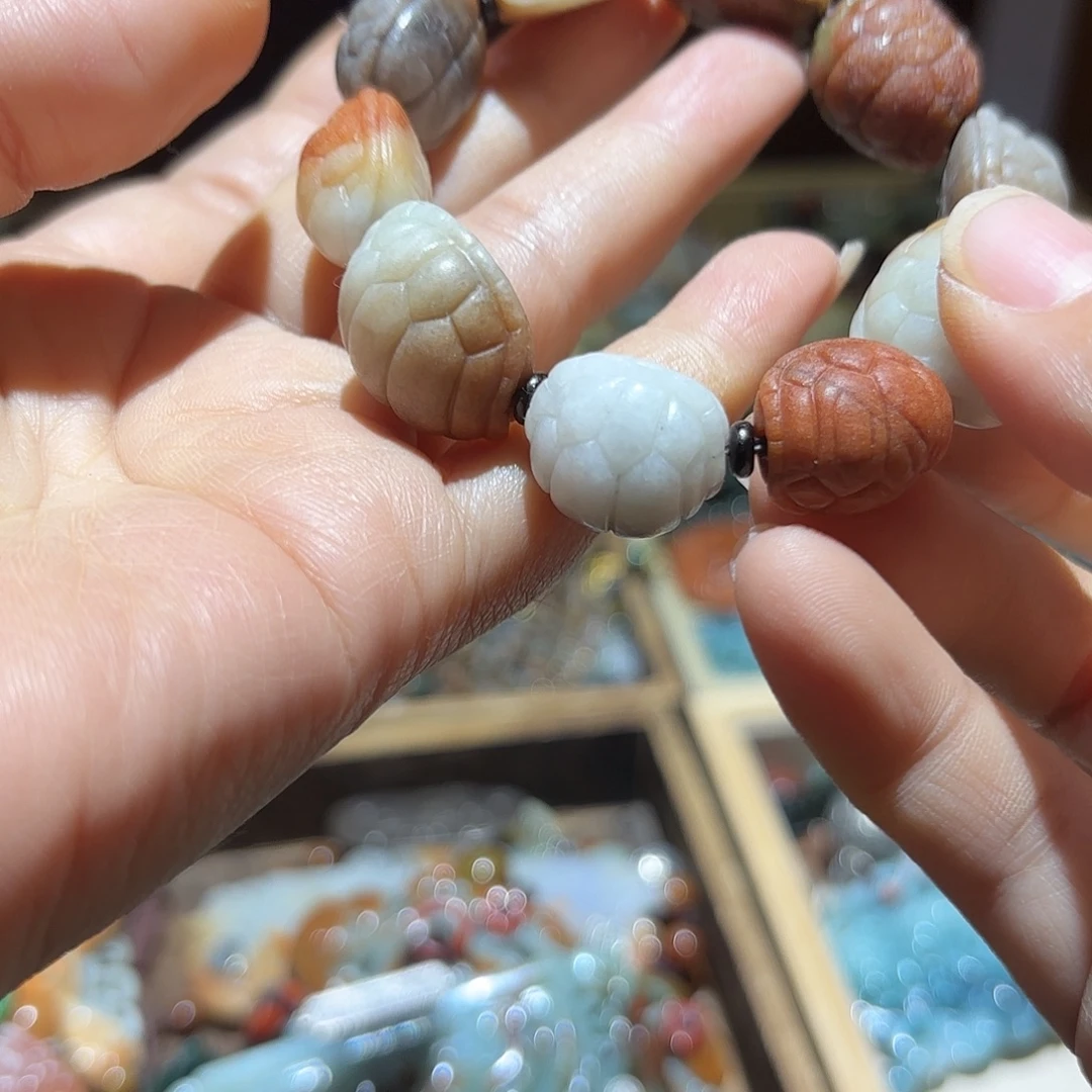 翡翠未镶嵌颈饰原创