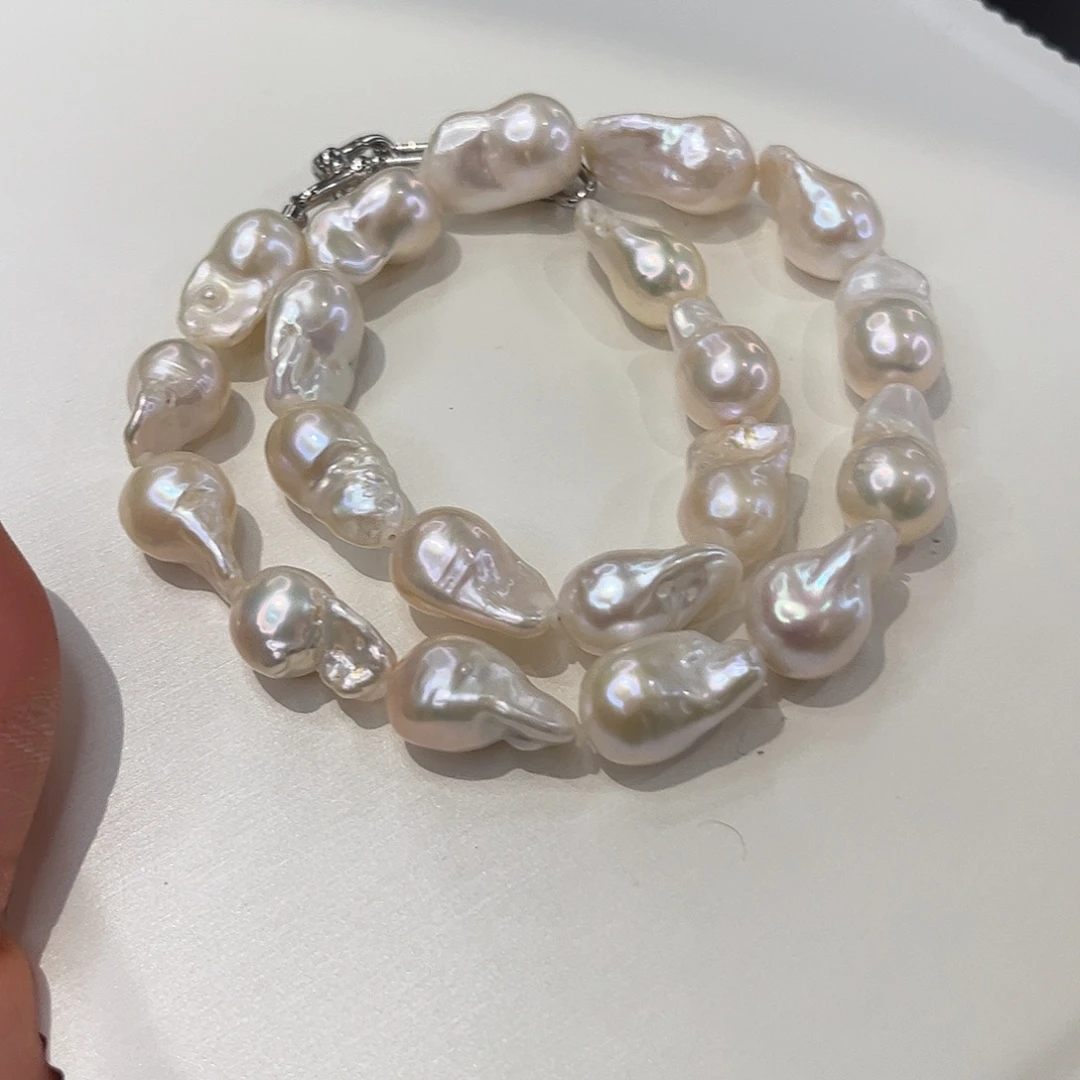 合金颈饰淡水珍珠
