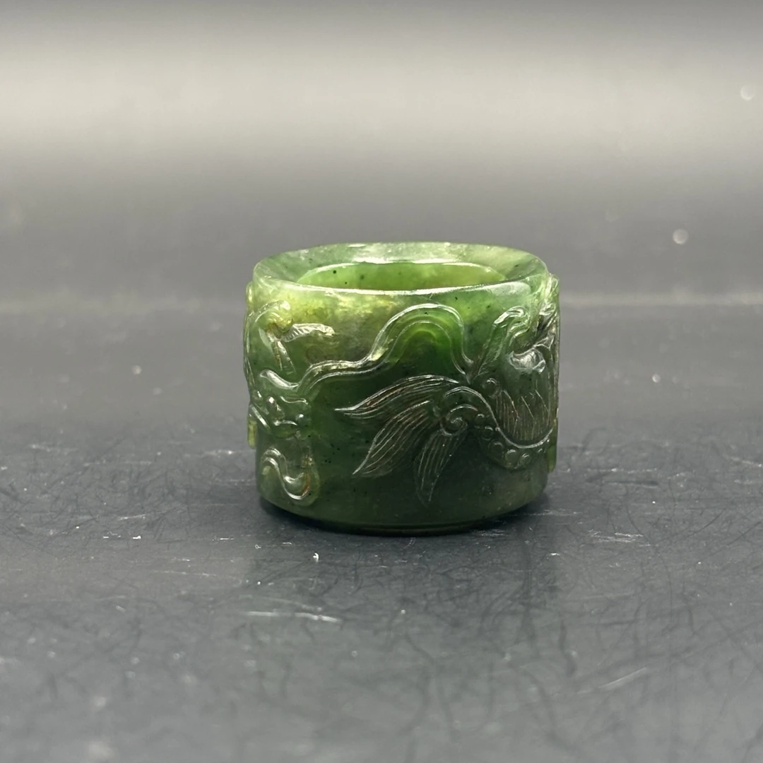 和田玉 碧玉扳指