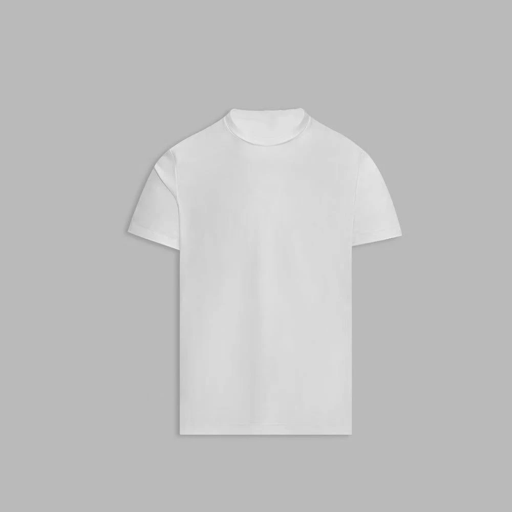 D*白色五角星字母T恤-C042