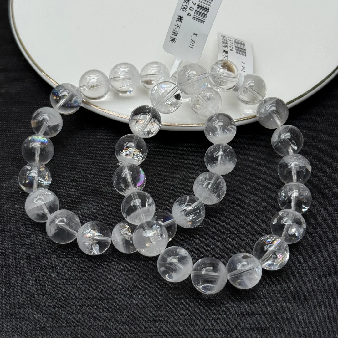 晶匠白幽灵手串11mm+多样性发一