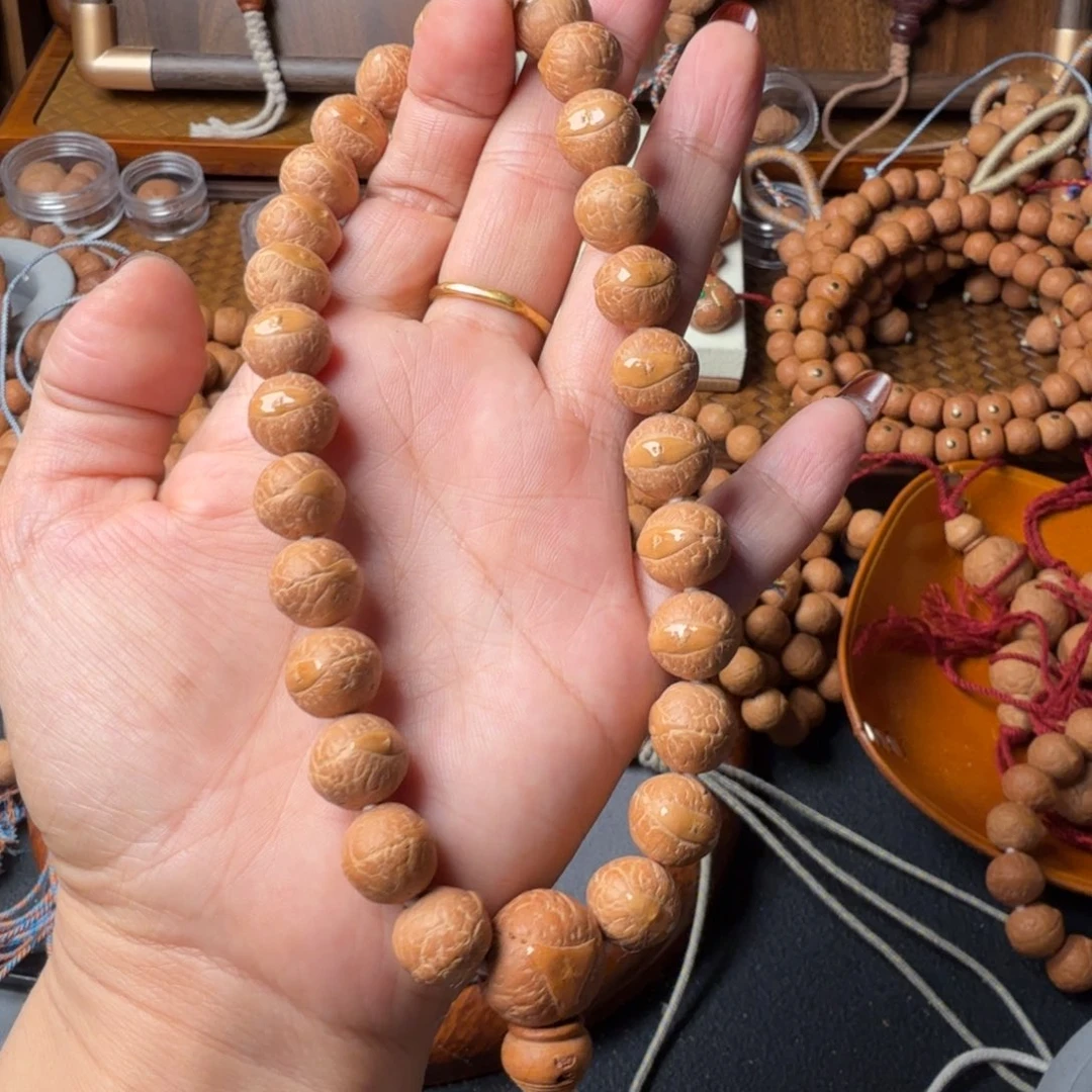 把件凤眼菩提黄金瞳27颗手持