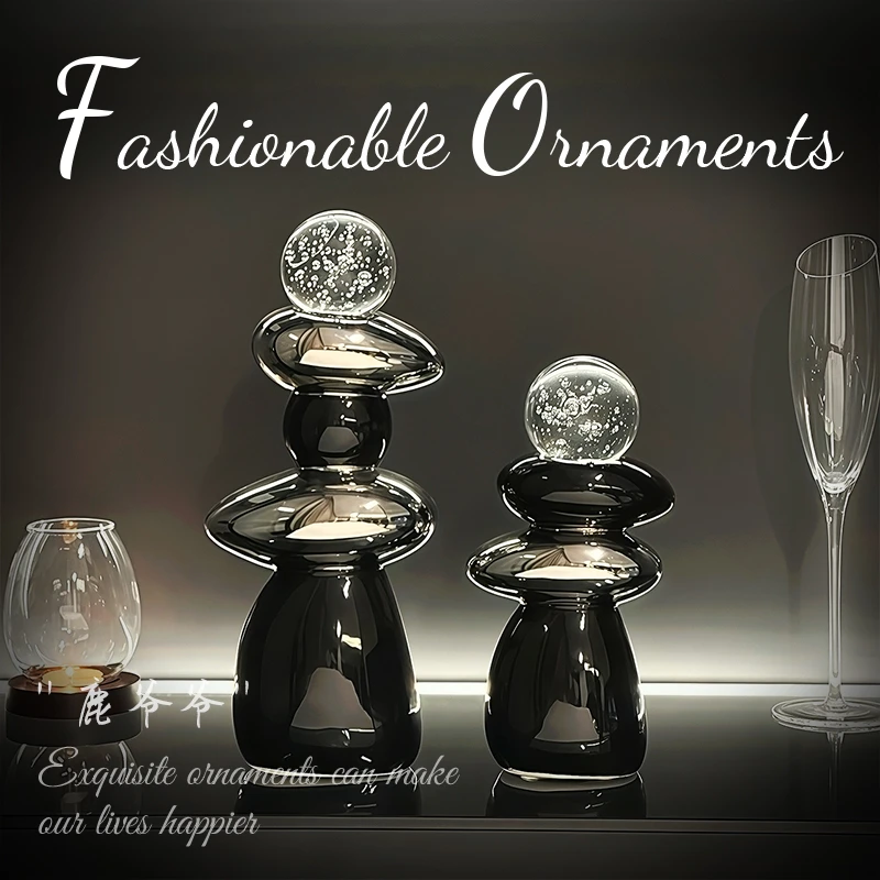 轻奢入户摆件高档办公桌面装饰玄关摆设客厅电视柜装饰品开业礼物