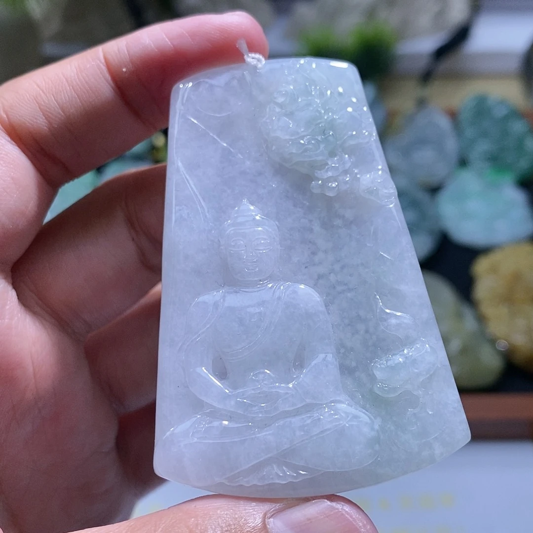 【闪购商品】翡翠颈饰未镶嵌大日