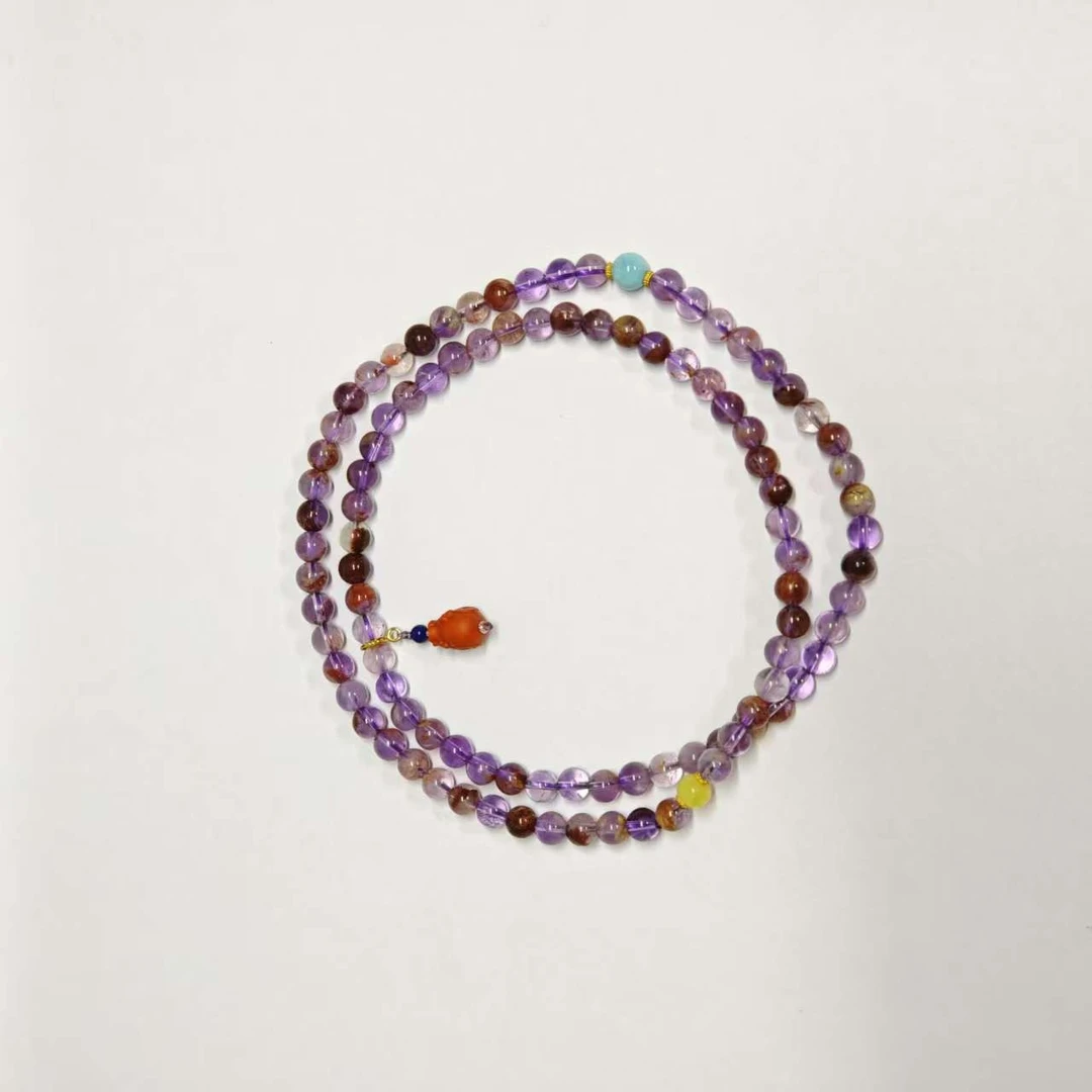 【每个不同】摩瑟DP【紫珠灵红挂链】JCDF花瓶摆件玻璃花盆SS