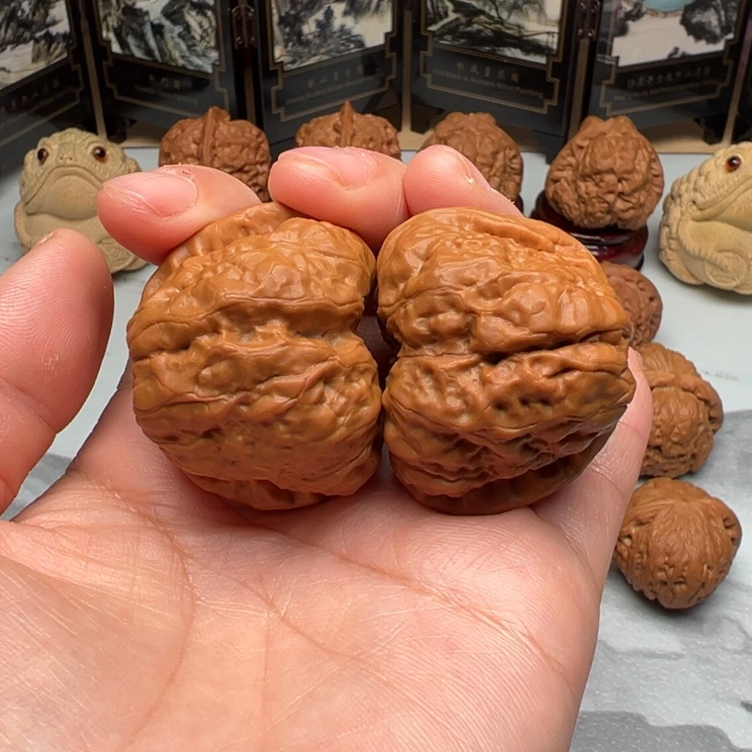 文玩核桃吊坠蛤蟆头40尺