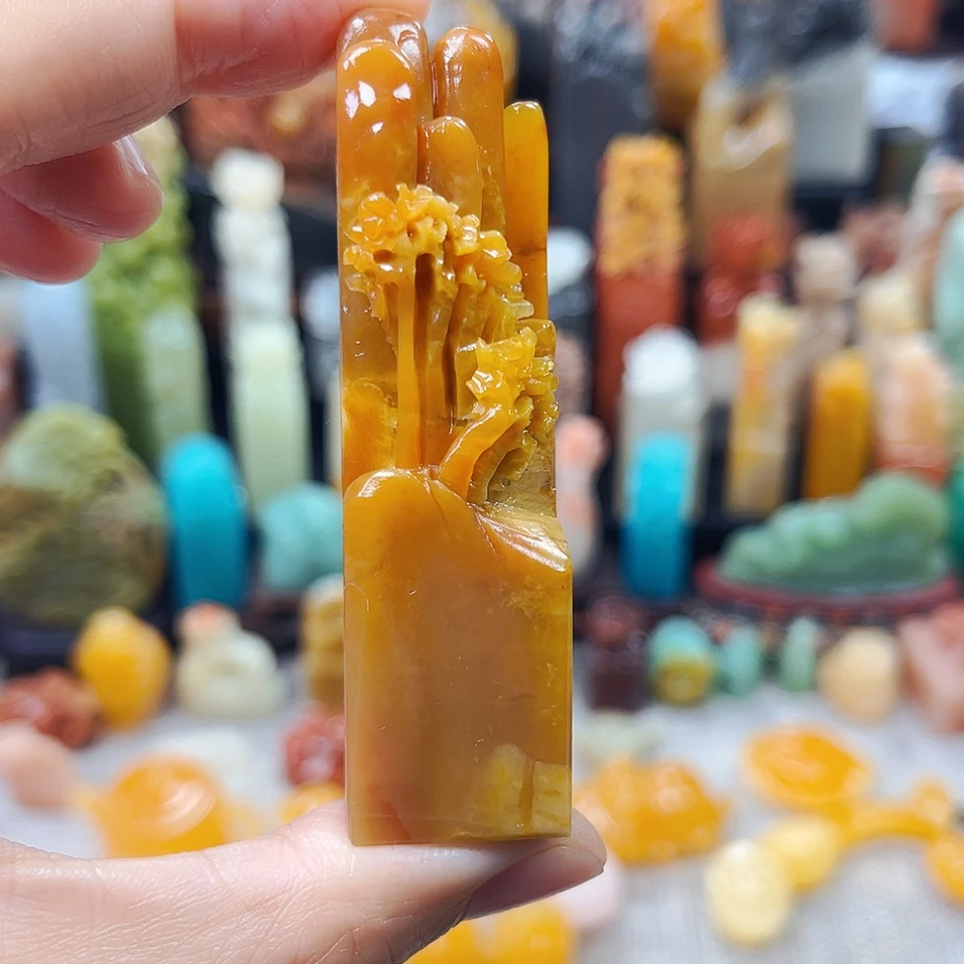 寿山石印石1115包邮包刻