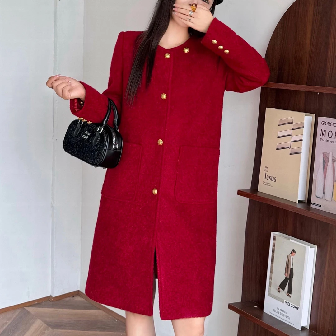 【贺筱姐】轻奢时尚洋气百搭大衣外套W245款