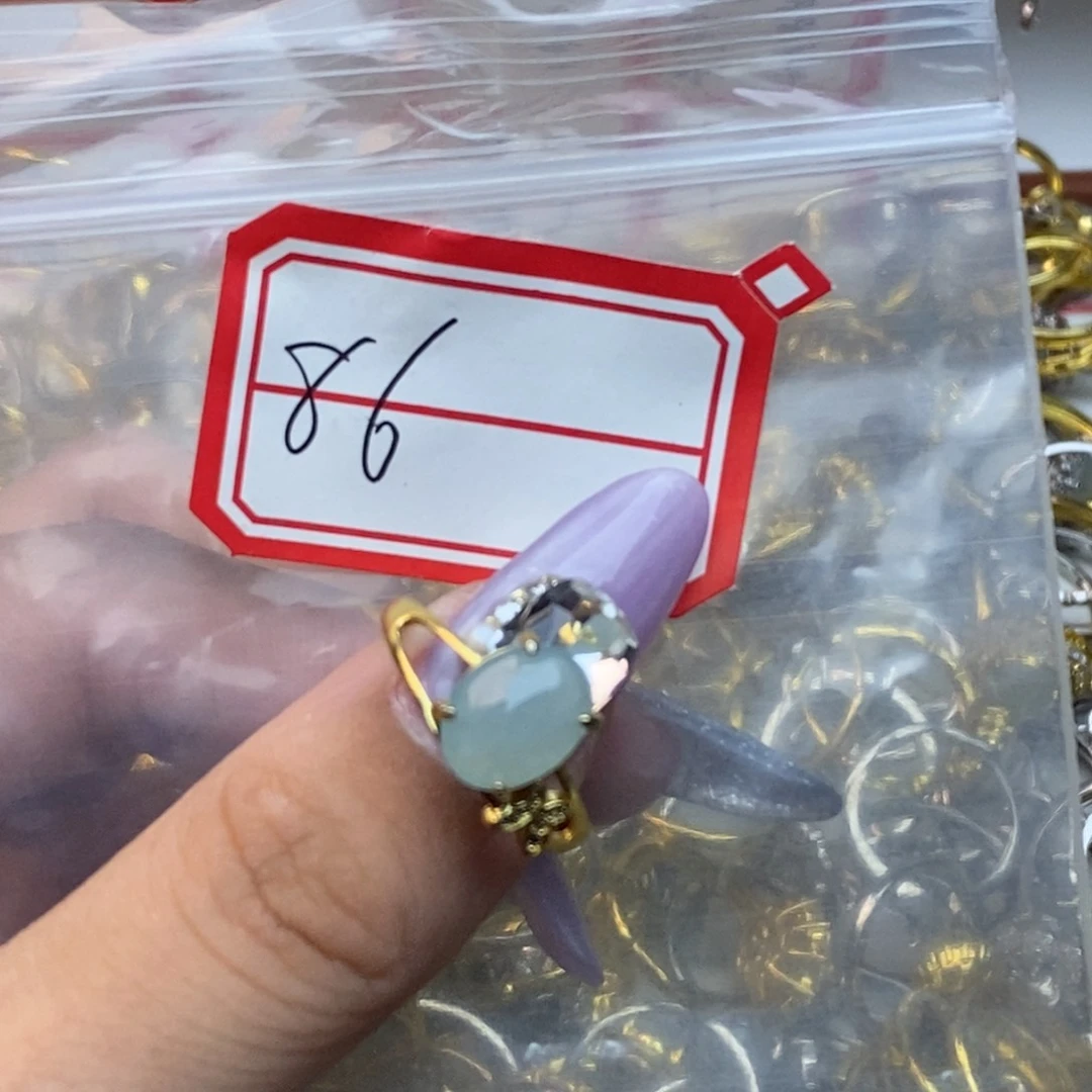 翡翠戒指合金翡翠首饰