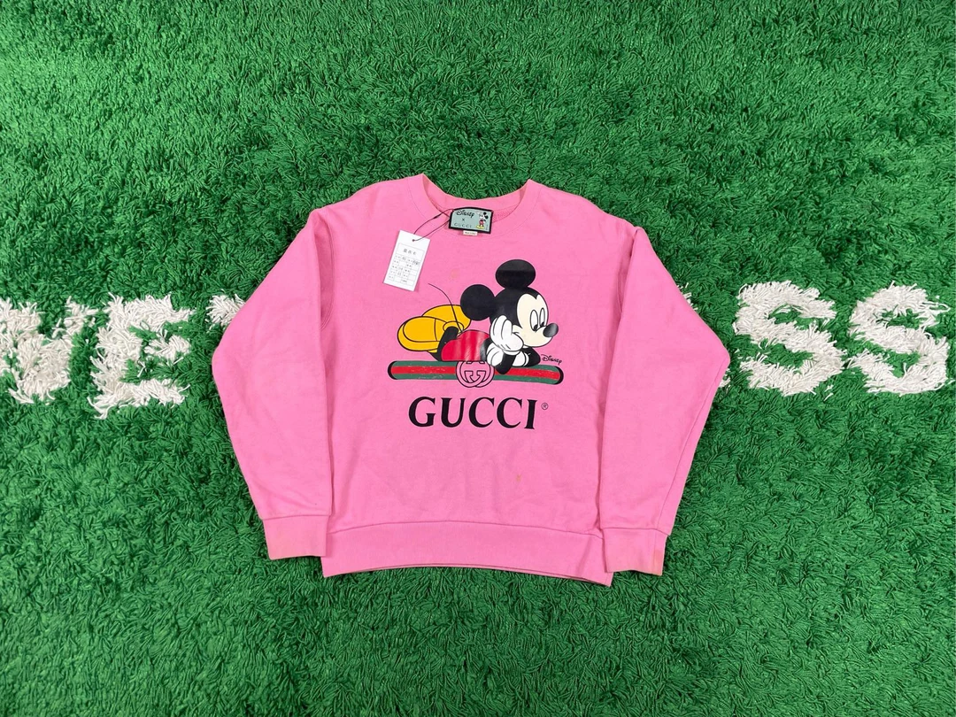 99新 GUCCI/古驰 DISNEY迪士尼联名腰带卫衣 XXS码 A10353