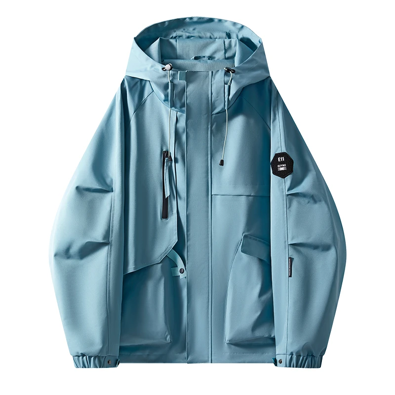 金狐狸保暖夹克外套男茄克通勤韩版时尚2025百搭高级感舒适休闲