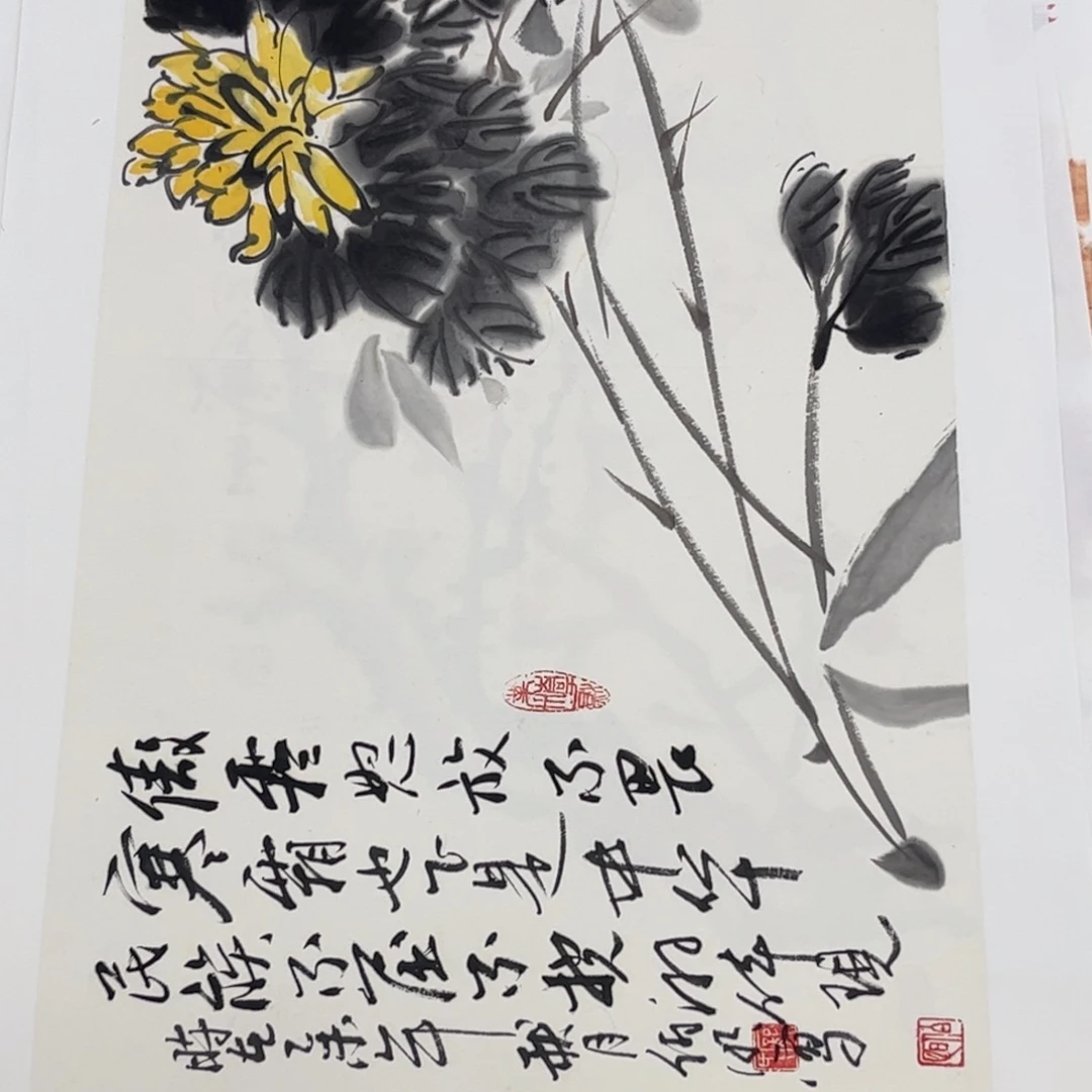 国画国画花鸟作品