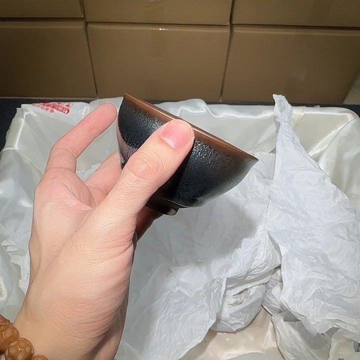 茶盏微瑕建盏，介意勿拍