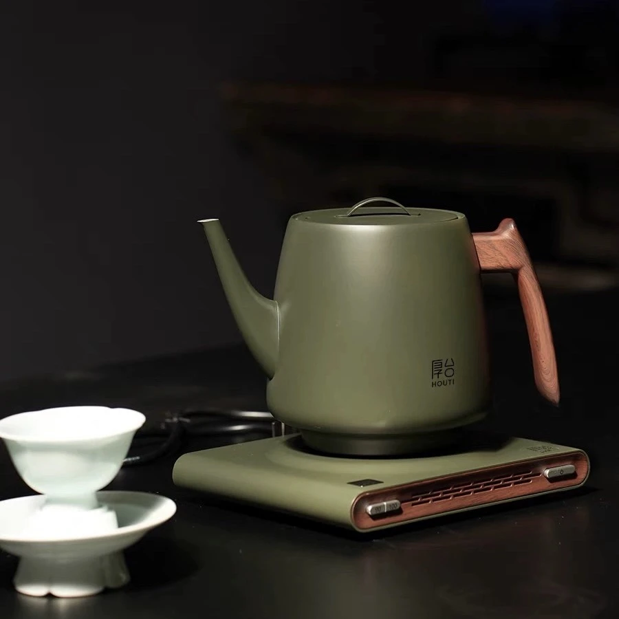 厚台小套组 真空保温烧水壶一体内胆自动上水泡茶节日品质茶礼