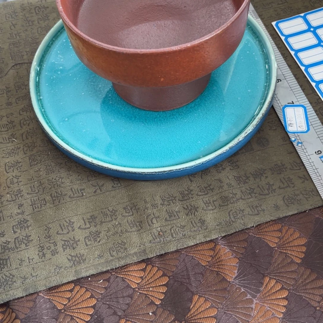 瓷景德镇粗陶复古盘碗微瑕