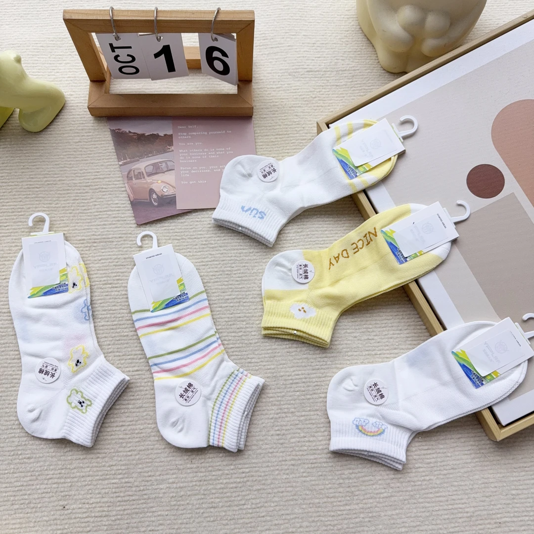 L3256-jy-01 十双混发休闲时尚简约船袜