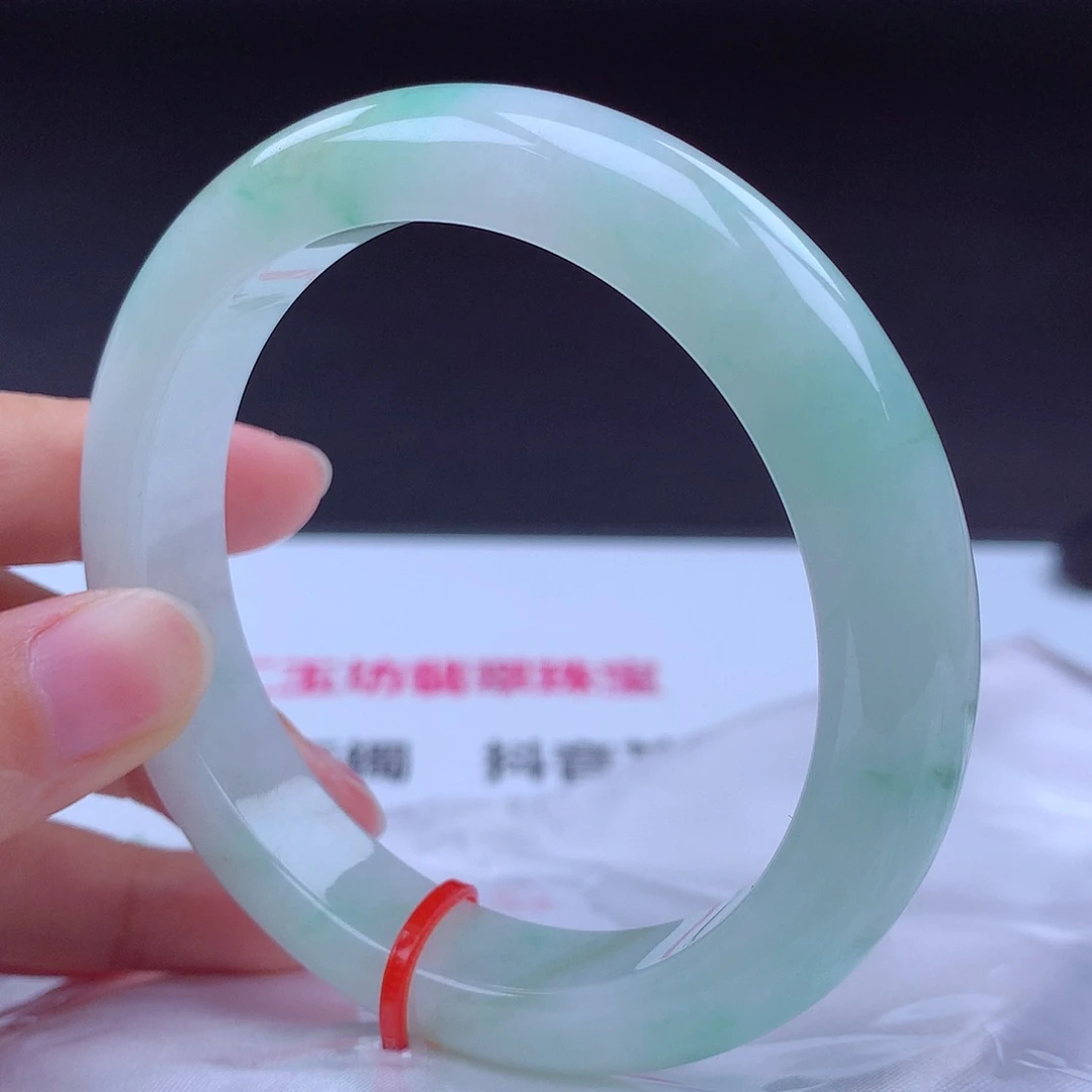 翡翠未镶嵌手镯手镯001383