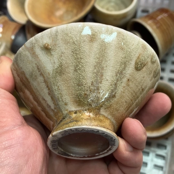 柴烧茶具宝瓶大放漏