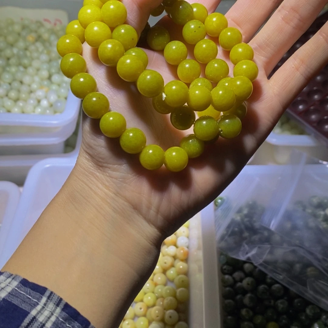 【闪购商品】蛇纹石玉颈饰未镶嵌84