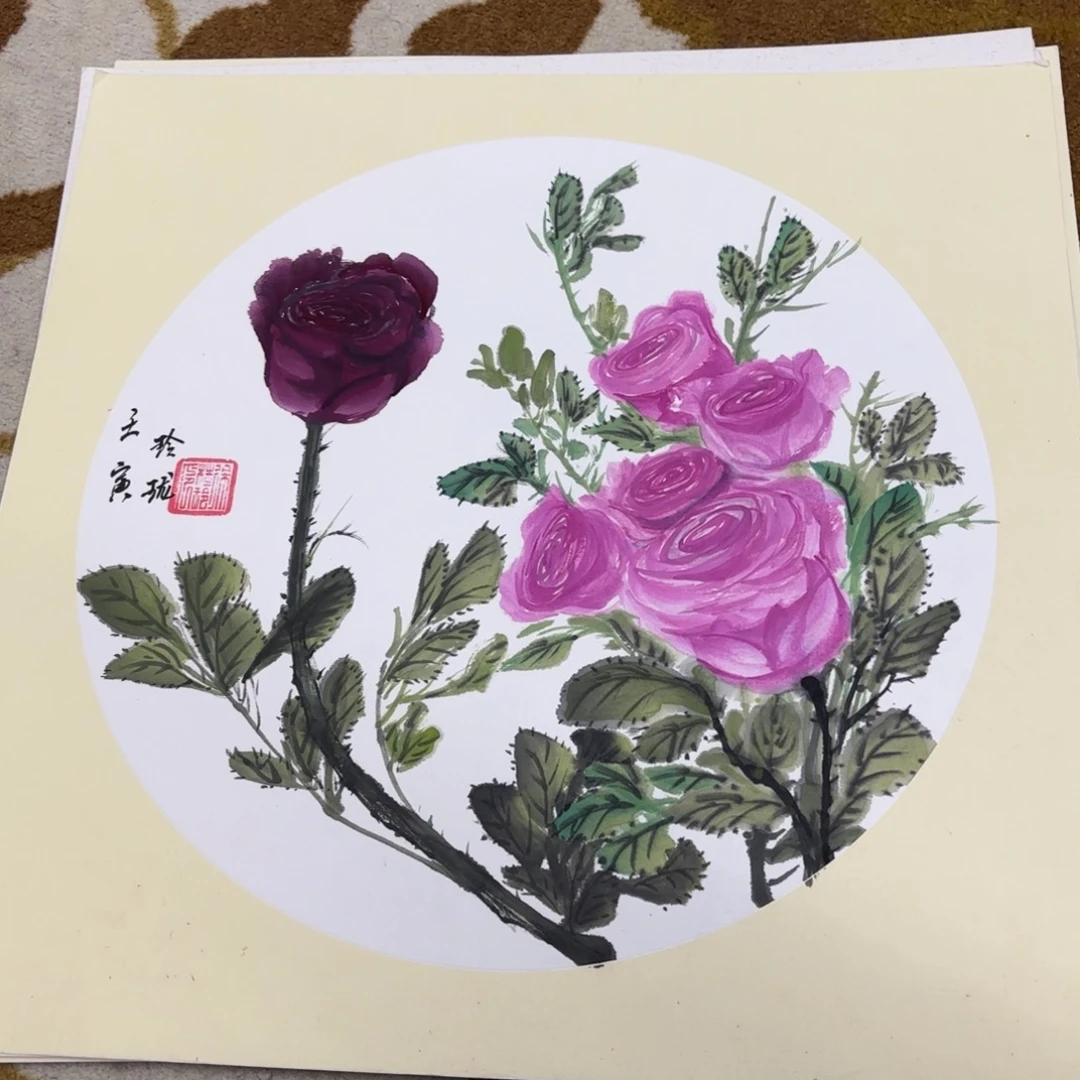 国画50-50卡纸作品童