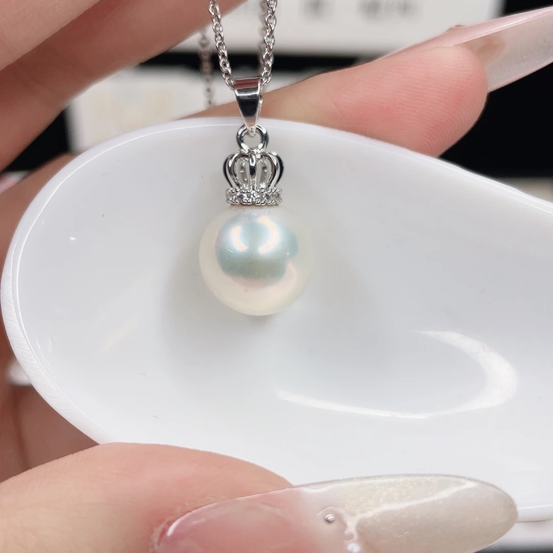 合金淡水珍珠吊坠(赠链)