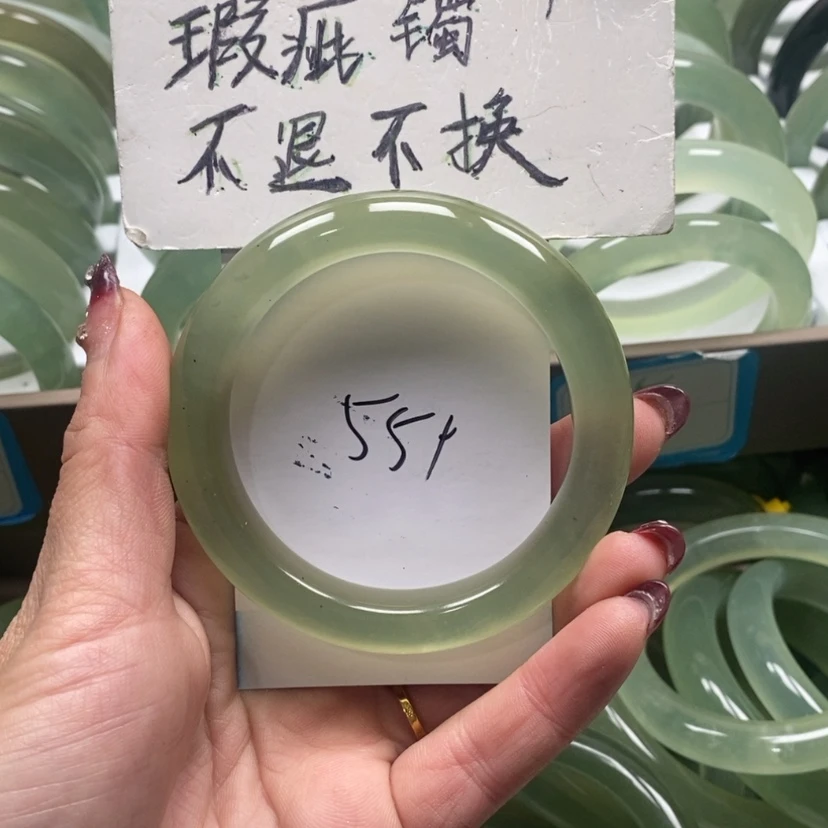 【闪购商品】蛇纹石玉手镯未镶嵌