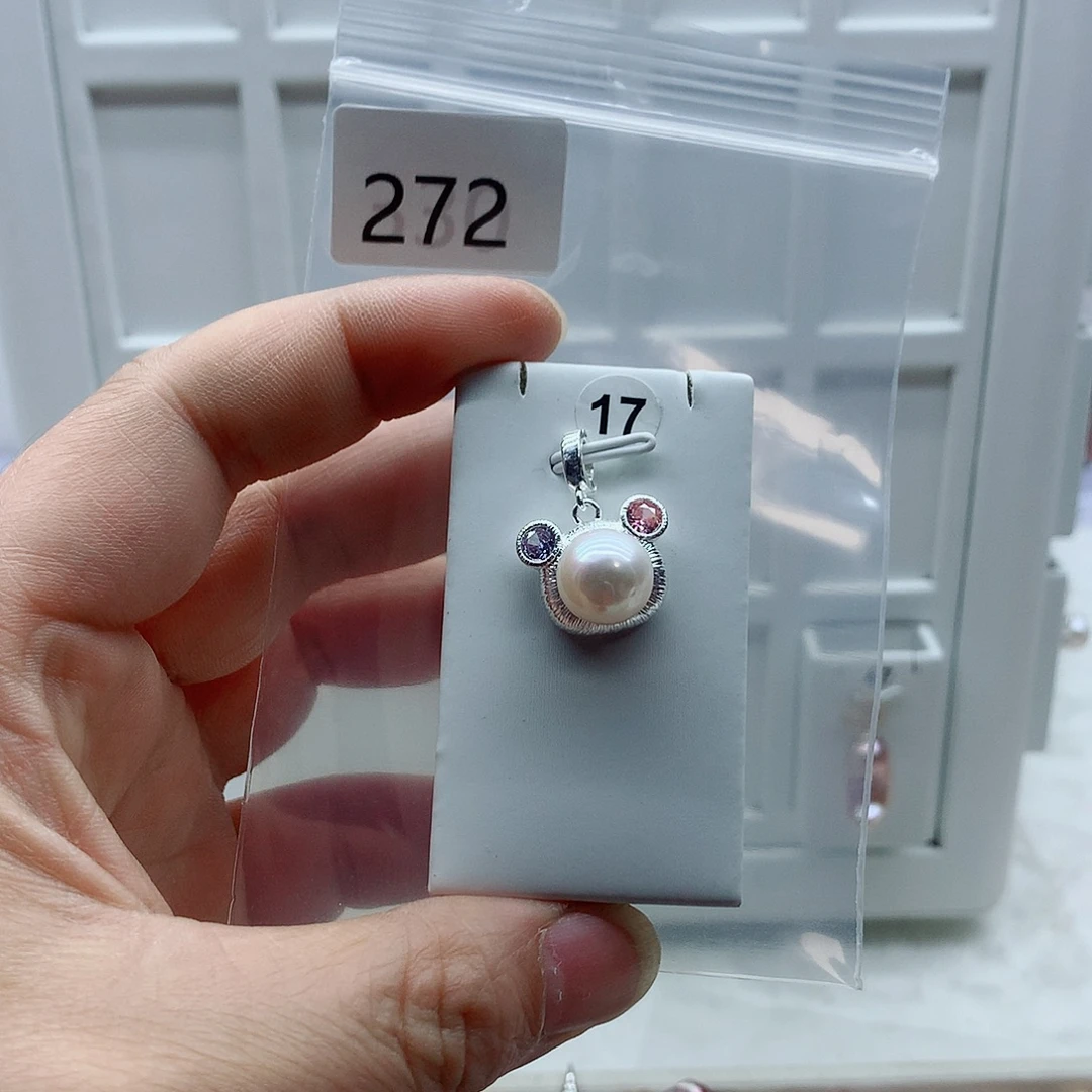 吊坠(不含链)合金淡水珍珠