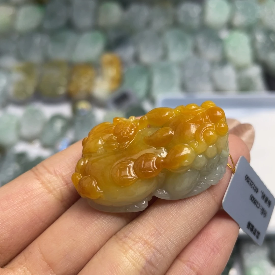 颈饰未镶嵌翡翠貔貅