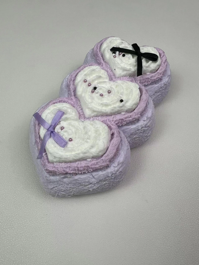 【35 三联爱心】纯手工捏捏礼物 默认微瑕