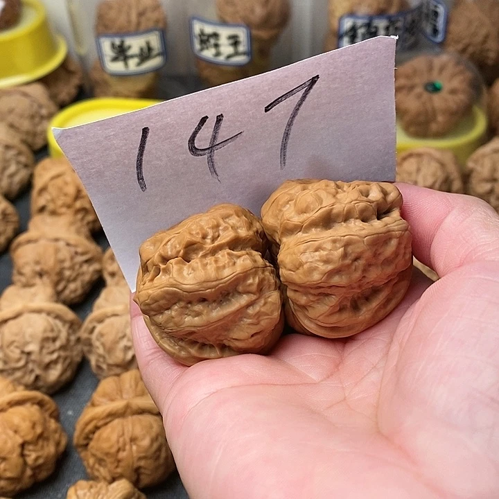 核桃蛤蟆40斤左右一个人