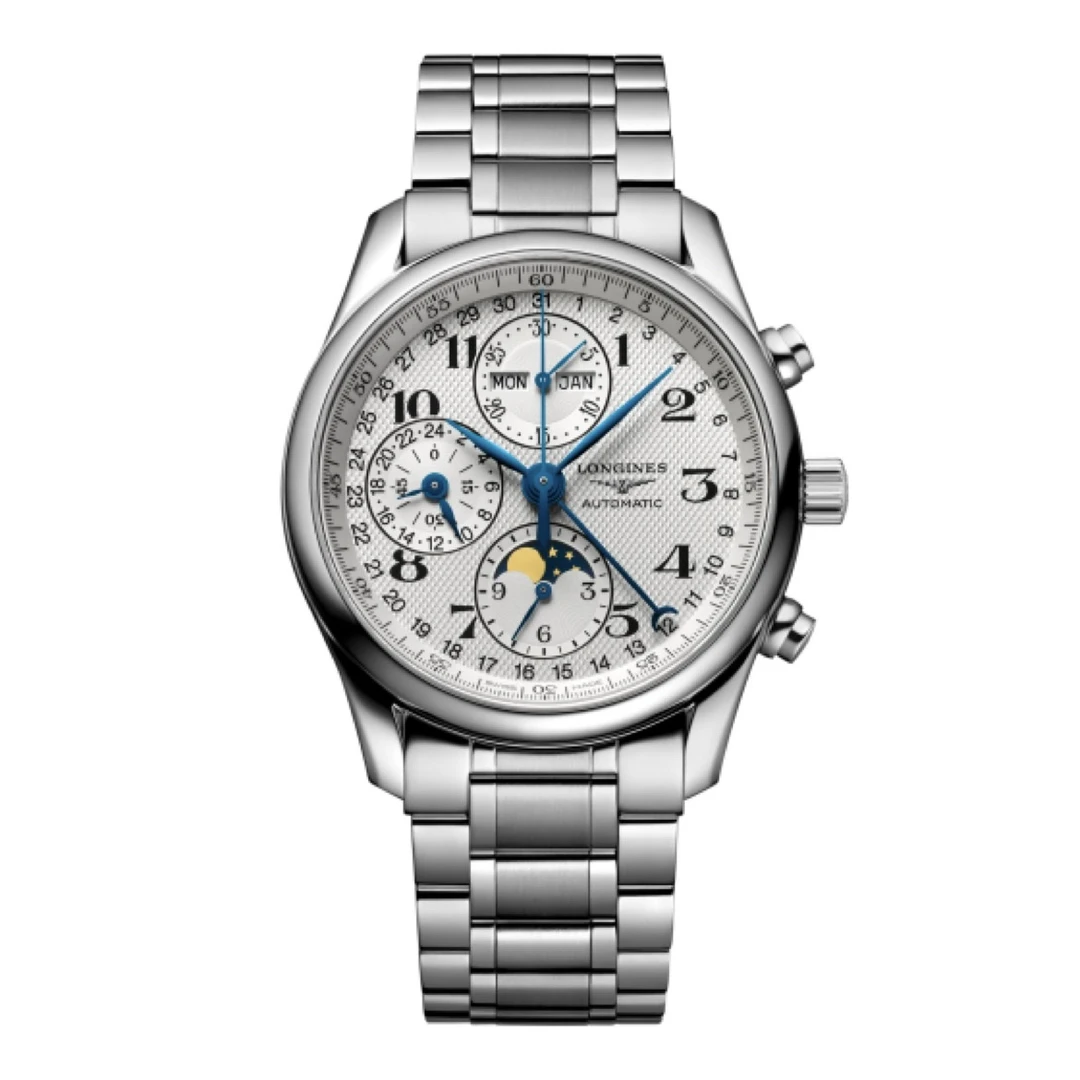 99新 Longines/浪琴 L2.673.4.78.6八针月相40mm/23年国行全套