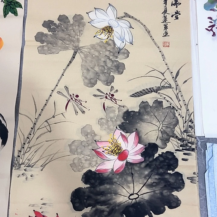 小周画廊的直播间