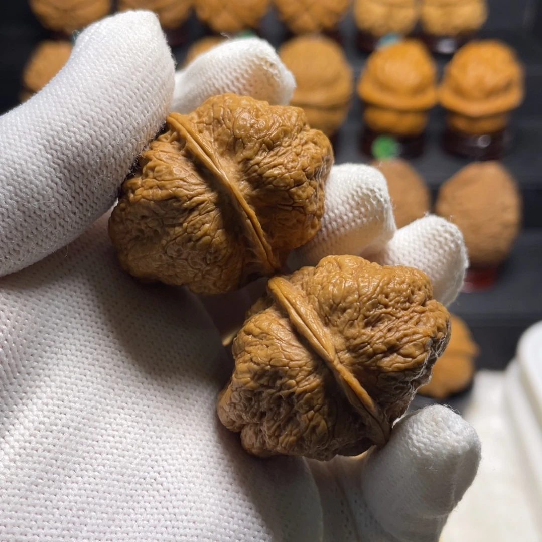 文玩核桃把件Y5蝴蝶蟾40尺