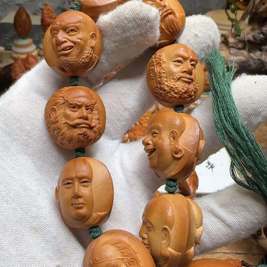 大***3橄榄核手串/手链十八罗汉